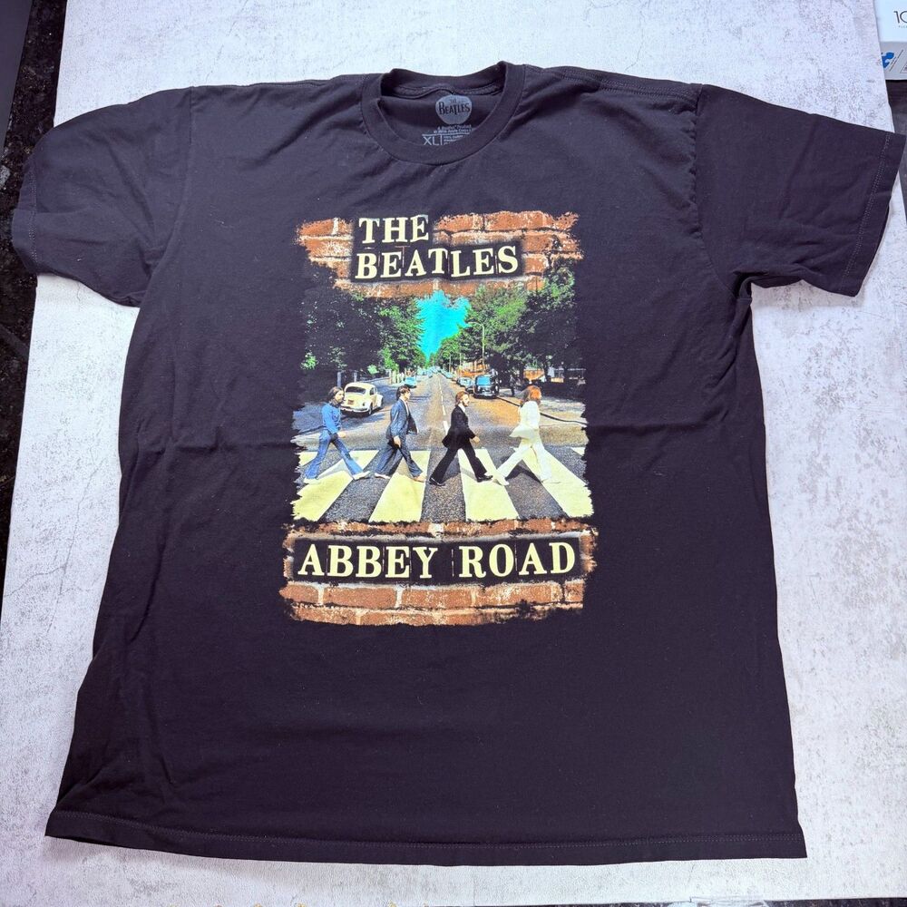 The Beatles Abbey Road Black Graphic Tee XL 2016